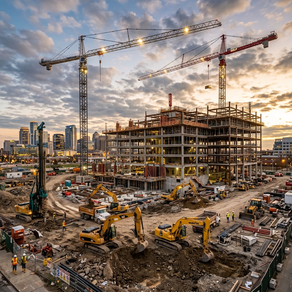 Gewerbekomplex Hamburg: Erdarbeiten gestartet